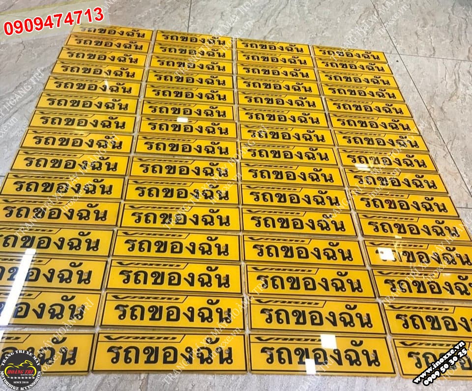 Bảng tên Vario chữ Thái Lan đã về hàng tại Hoàng Trí Shop